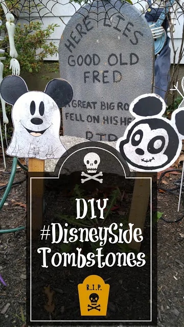 Disney Halloween Decor DisneySide Tombstones Adventures in