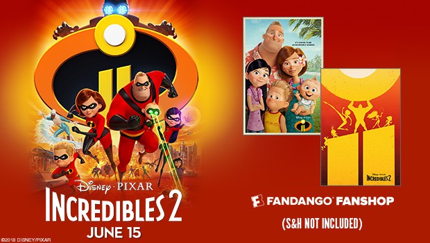 incredibles 2 free poster offer fandango