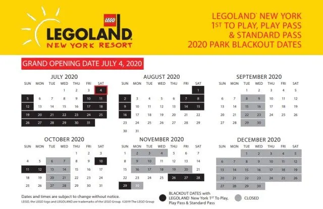 Legoland store working hours